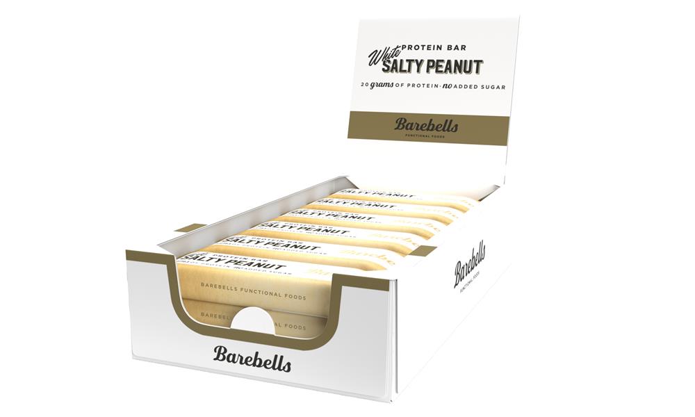 Barebells White Chocolate Salty Peanut Protein Bar 55g (Sold in multip ...