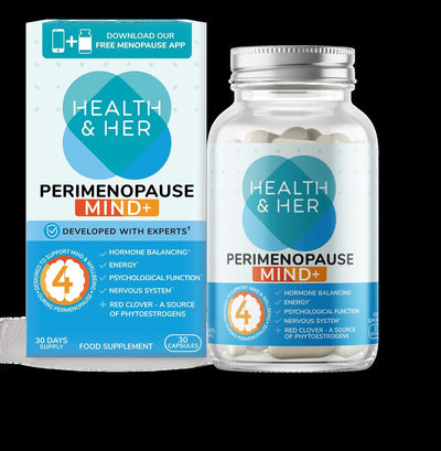 Health & Her Perimenopause Mind+ Multi Nutrient Supplement 30 Cap