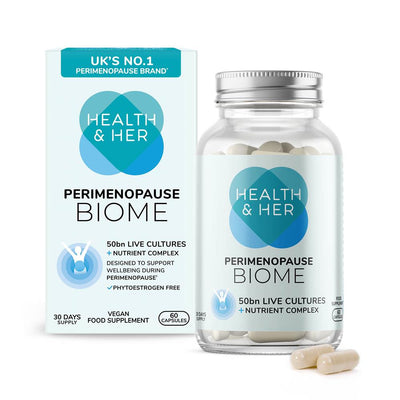 Health & Her Perimenopause Biome Food Supplement 60 Capsules