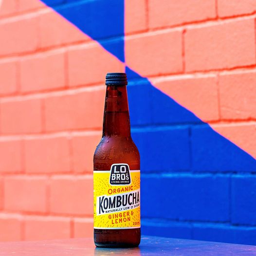 Lo Bros Ginger And Lemon Kombucha 330ml