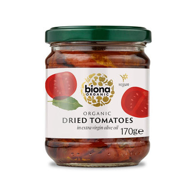 Organic Dried Tomatoes in Extra Virgin Olive Oil 170g