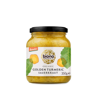 Organic Golden Turmeric Sauerkraut 350g