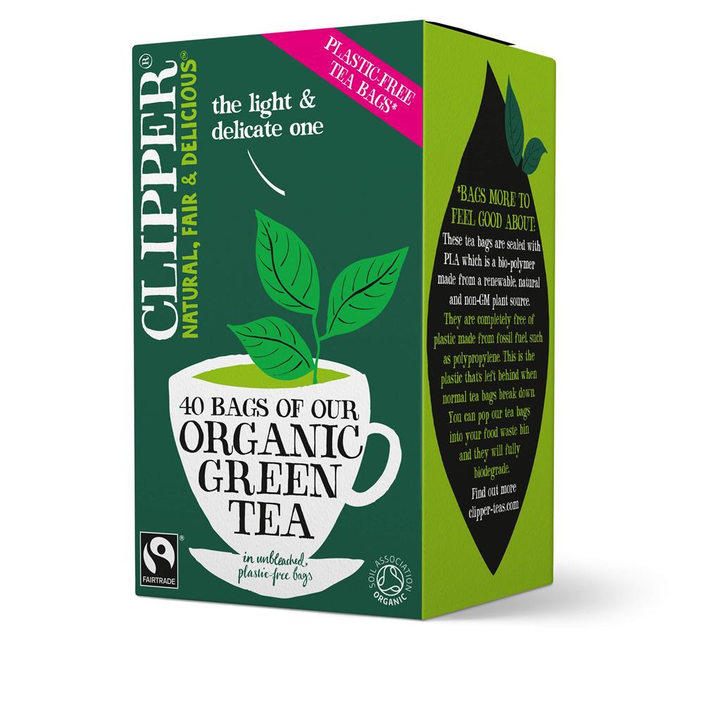 Fairtrade & Organic Green Tea 40 Bags