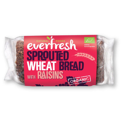 Organic Sprouted Wheat Raisin Bread  400g
