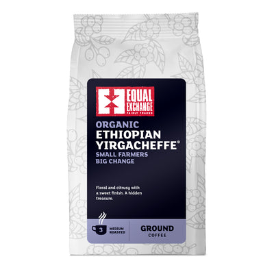 Org & Fair Trade Ethiopian Yirgecheffe Roast & Ground Coffee 227g