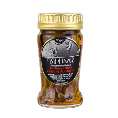 Anchovies in Organic Olive Oil 95g