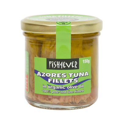 Azores Tuna Fillets in Organic Olive Oil (jar) 150g