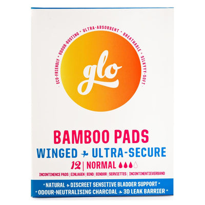 Bamboo pads for Sensitive Bladder/Incontinence 12pads
