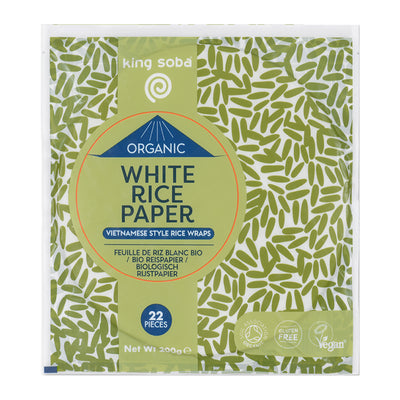Organic White Rice Paper 200g