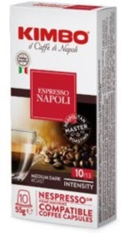 Kimbo Espresso Napoli - 55g, 10 x Nespresso capsule