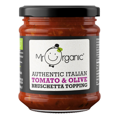 Organic Italian Tomato & Olive Bruschetta Topping 200g
