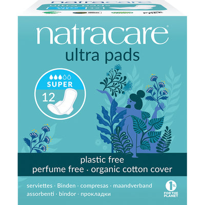Natural Ultra Pads Super with wings x 12