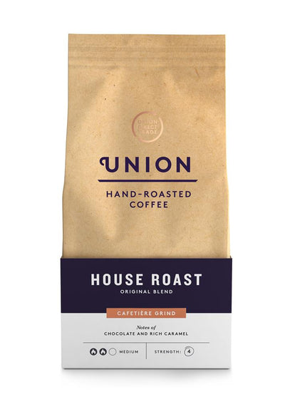Union Hand-Roasted Coffee House Roast - Cafetiere Grind
