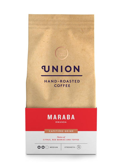 Union Coffee Maraba Rwanda Cafetiere Grind