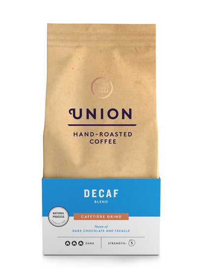 Union Coffee Decaf Cafetiere Grind