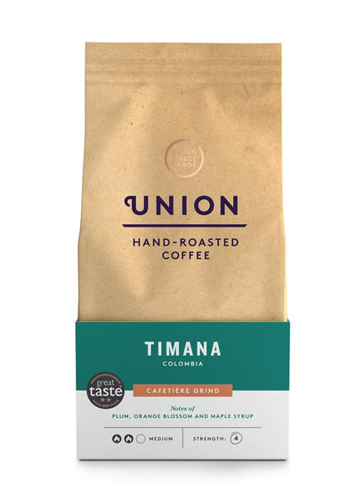 Union Coffee Timana Colombia Cafetiere Grind