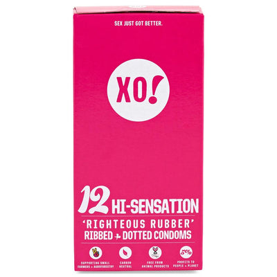 12 hi-sensation, CO2-neutral, vegan, natural latex condoms