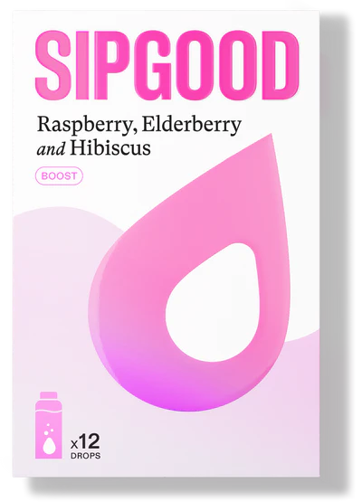 Sipgood Raspberry, Elderberry, & Hibiscus Water Drops