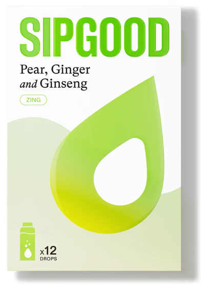 Sipgood Pear, Ginger, & Ginseng Water Drops