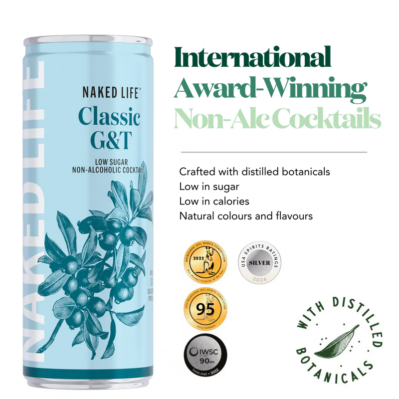 Naked Life Non-Alcoholic Cocktail Classic G&T