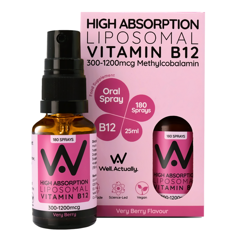 Very Berry Vitamin B12 Methycobalamin (300 - 1200mcg) - Liposomal Spray