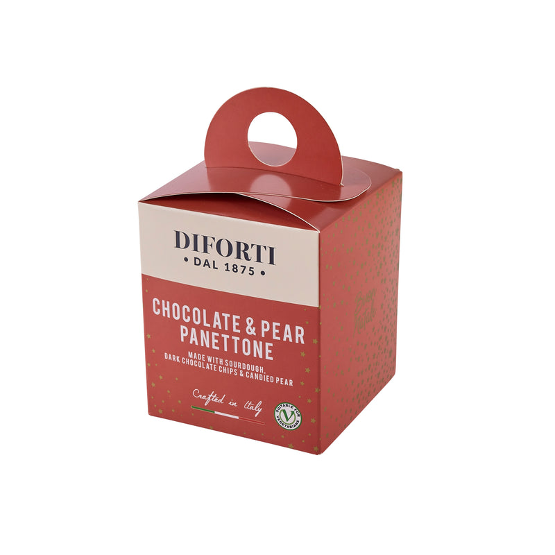 Diforti Dark Chocolate and Pear Panettone 100g