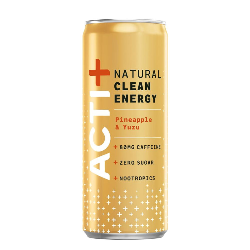 Acti+Yuzu and Pineapple Natural Clean Energy Drink 250ml