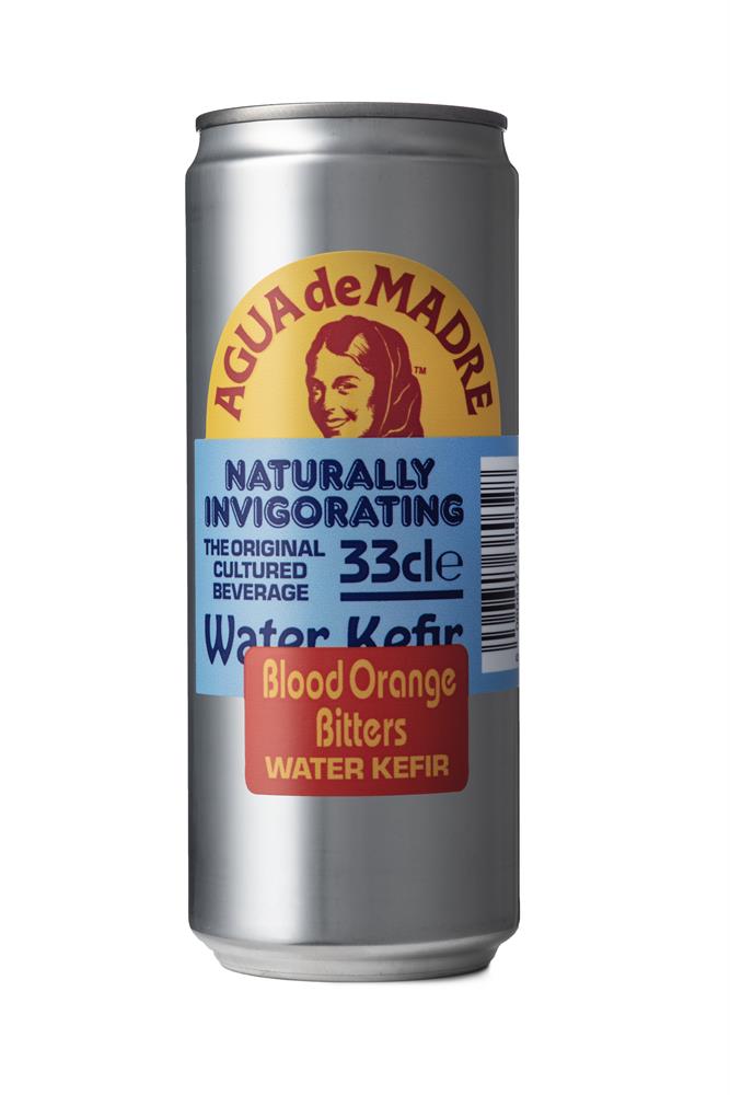 Agua de Madre Blood Orange Bitters Water Kefir Can 330ml