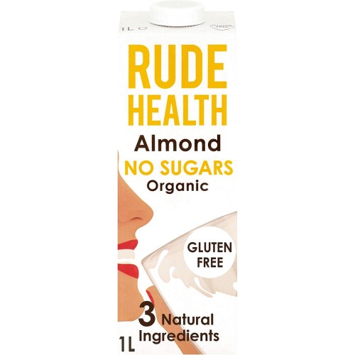 Rude Health Organic No Sugars Almond Milk 2 for £3 *PROMOTIONAL DEAL*