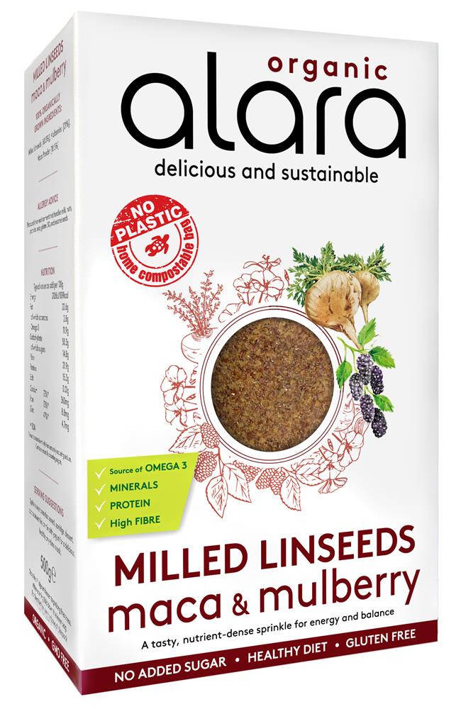 Milled Linseeds Maca & Mulberries 500g