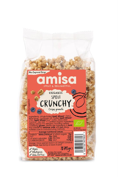 Organic Spelt Crunchy 375g