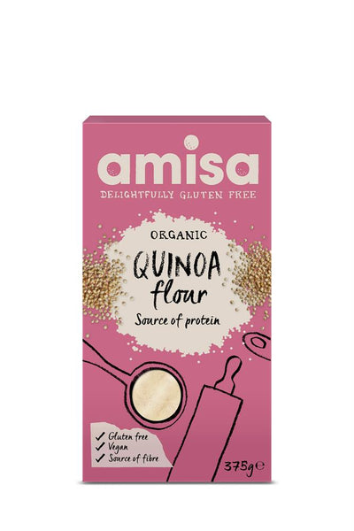 Amisa Organic Quinoa Flour GF 375g
