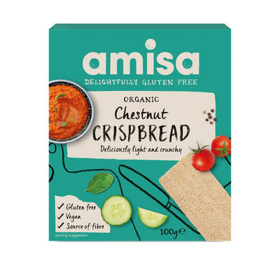 Amisa Crispbread - Chestnut Organic 100g