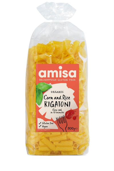 Organic Gluten Free Corn & Rice Rigatoni 500g