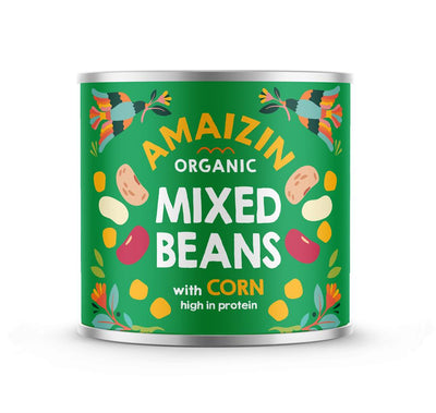 Organic Mixed Beans with Corn 200g