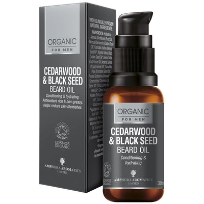 Cedarwood & Black Seed Beard Oil COSMOS Organic 30ml