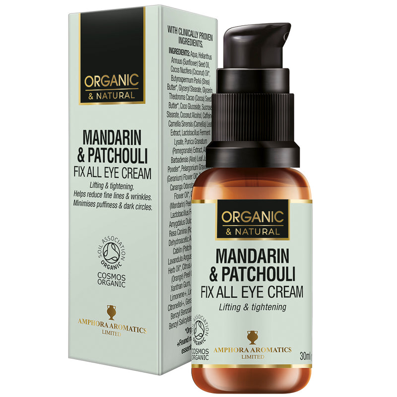 Mandarin & Patchouli Fix All Eye Cream COSMOS Organic 30ml