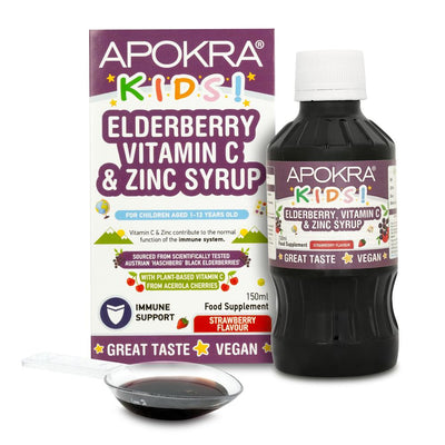 Kids Elderberry Vitamin C & Zinc Syrup 150ml