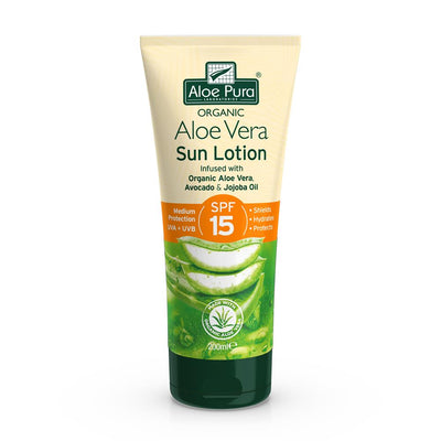 Aloe Vera Sun Lotion SPF15 200ml