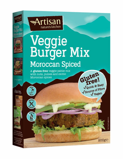 Moroccan Spiced Veggie Burger Mix 200g