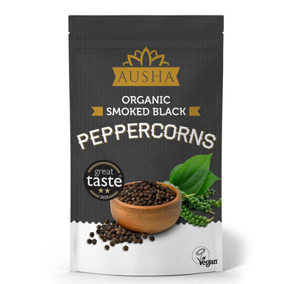 Organic Smoked Black Peppercorns 100g