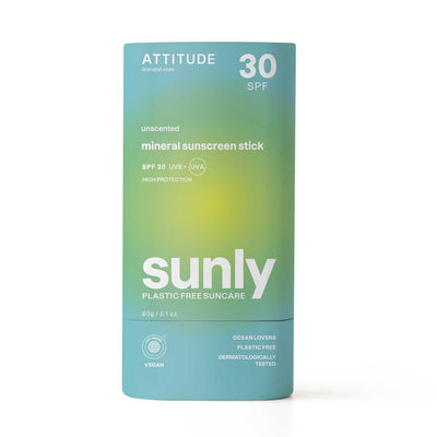 Sunly - Sunscreen Stick - Unscented - 30 SPF - 60 g