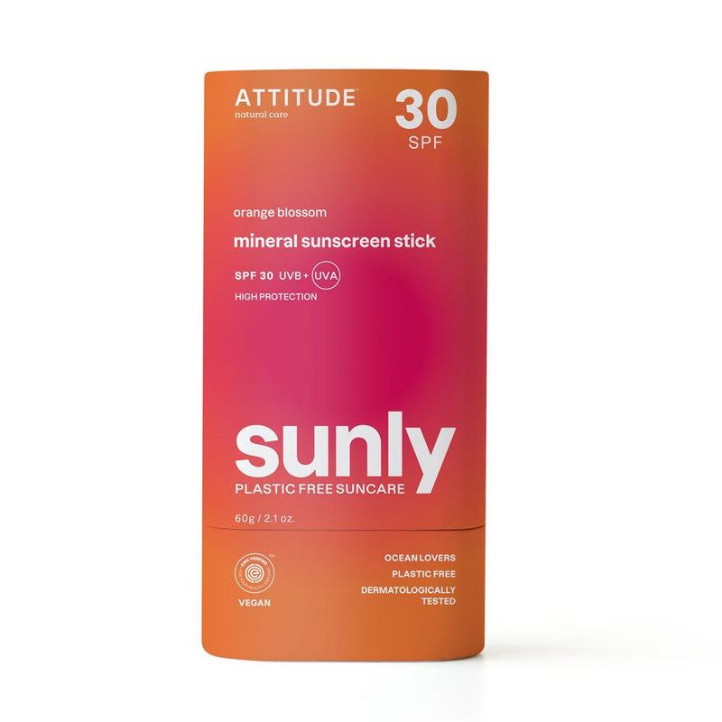 Sunly - Sunscreen Stick - Orange Blossom - 30 SPF - 60 g