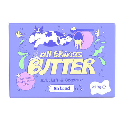 All Things Butter British Organic Salted Butter 250g