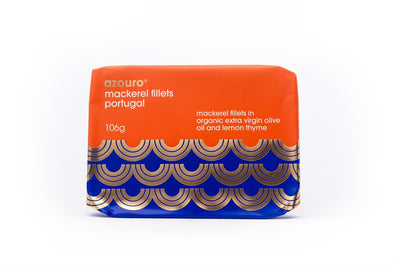 Azouro Portuguese Sardine Fillet In Organic Olive Oil & Seaweed 106g