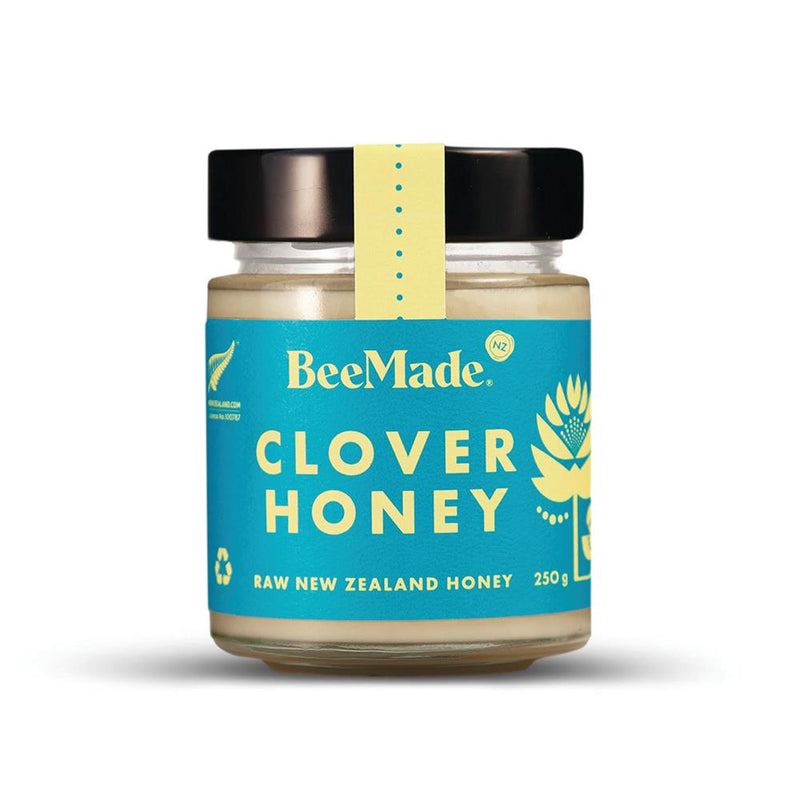 BeeMade Harvest New Zealand Clover Honey 250g