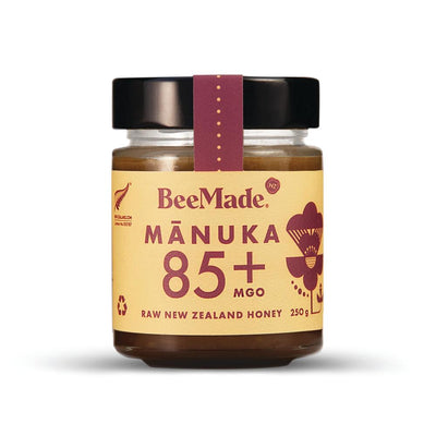 BeeMade Harvest New Zealand Manuka Honey MGO 85+ 250g