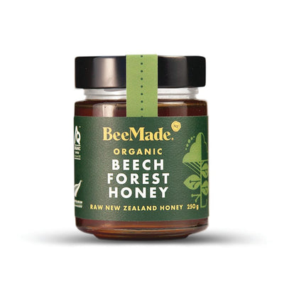 BeeMade Organic New Zealand Beech Forest Honey 250g