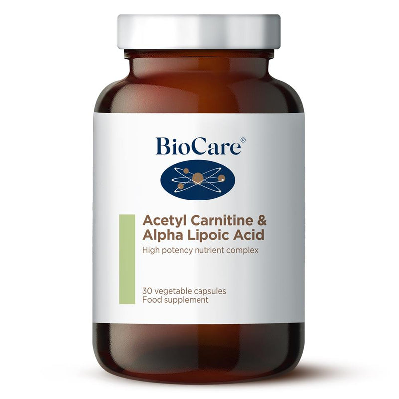 Acetyl Carnitine & Alpha Lipoic Acid 30 capsules