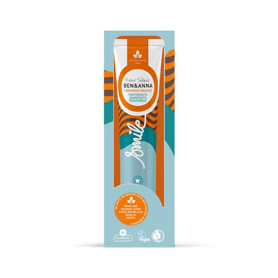 Ben & Anna Toothpaste Tube Cinnamon Orange (with fluoride) 75ml